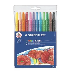 Wachsstifte „Noris Club“, 12 Farben, Zifferblatt, STAEDTLER
